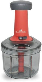 1.5L Manual Hand-Press Vegetable Chopper – Stainless Steel Food Cutter