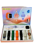 Ultra Smartwatch | ECG Heart Rate, Bluetooth, Waterproof, 6 Bands & Magnetic Charger – Family Pack