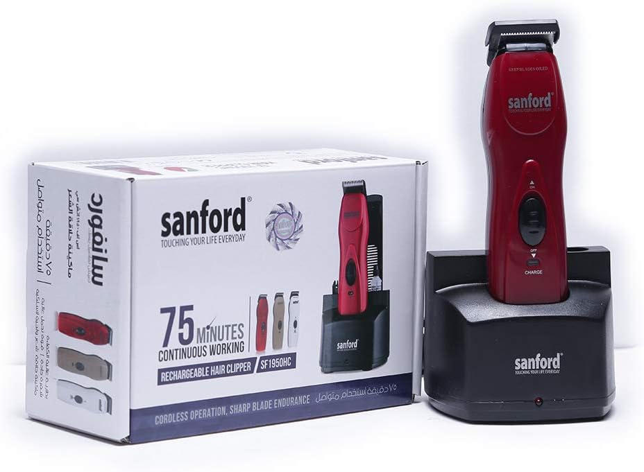 Sanford Hair Clipper for Men SF1975HC | 2-Speed, Dual Head, Sharp & Durable Electric Trimmer