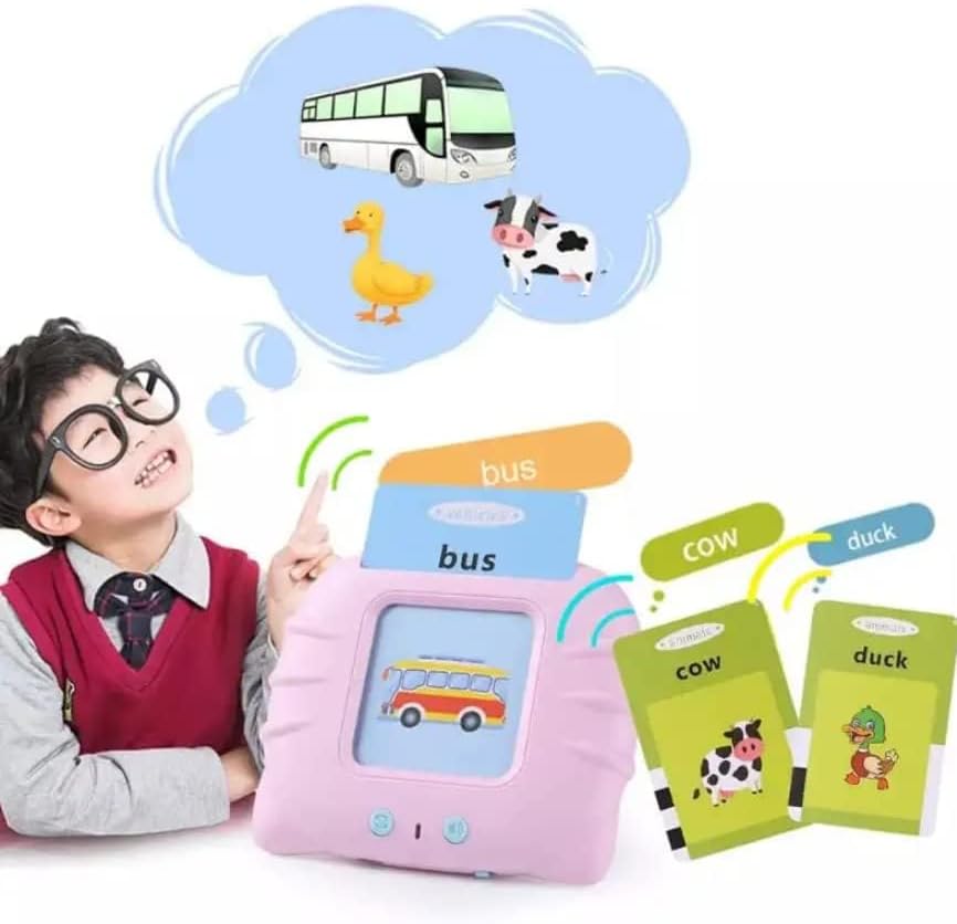 Kids Flash Card Reader Learning Toy | 112 Cards, 224 Sight Words, Preschool Educational