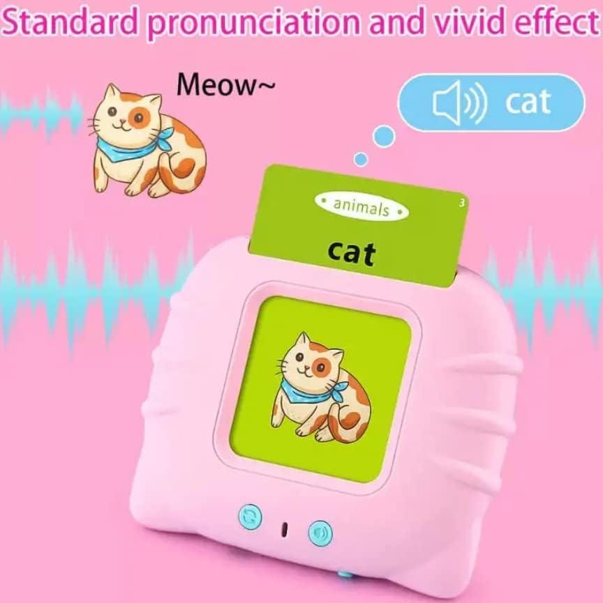 Kids Flash Card Reader Learning Toy | 112 Cards, 224 Sight Words, Preschool Educational