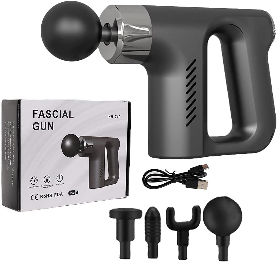 Deep Tissue Percussion Massage Gun – Electric Muscle Massager for Pain Relief