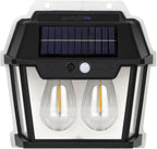 Outdoor Solar Wall Light with Motion Sensor | Wireless, Dusk to Dawn, Weather-Resistant