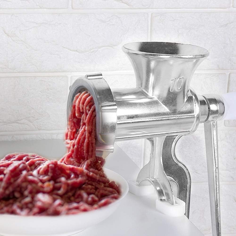 Manual Meat Grinder & Mincer | Aluminium Alloy, Ergonomic Handle, Easy to Clean