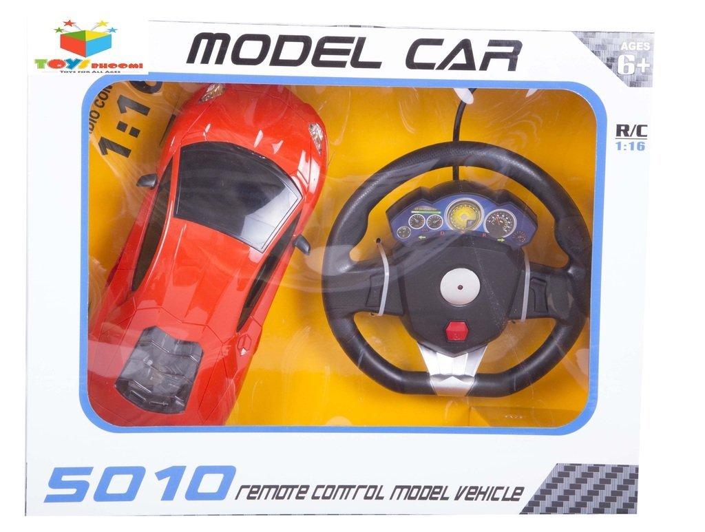 Steering Wheel RC Racing Car – 1:16 Scale Rechargeable Speed Car