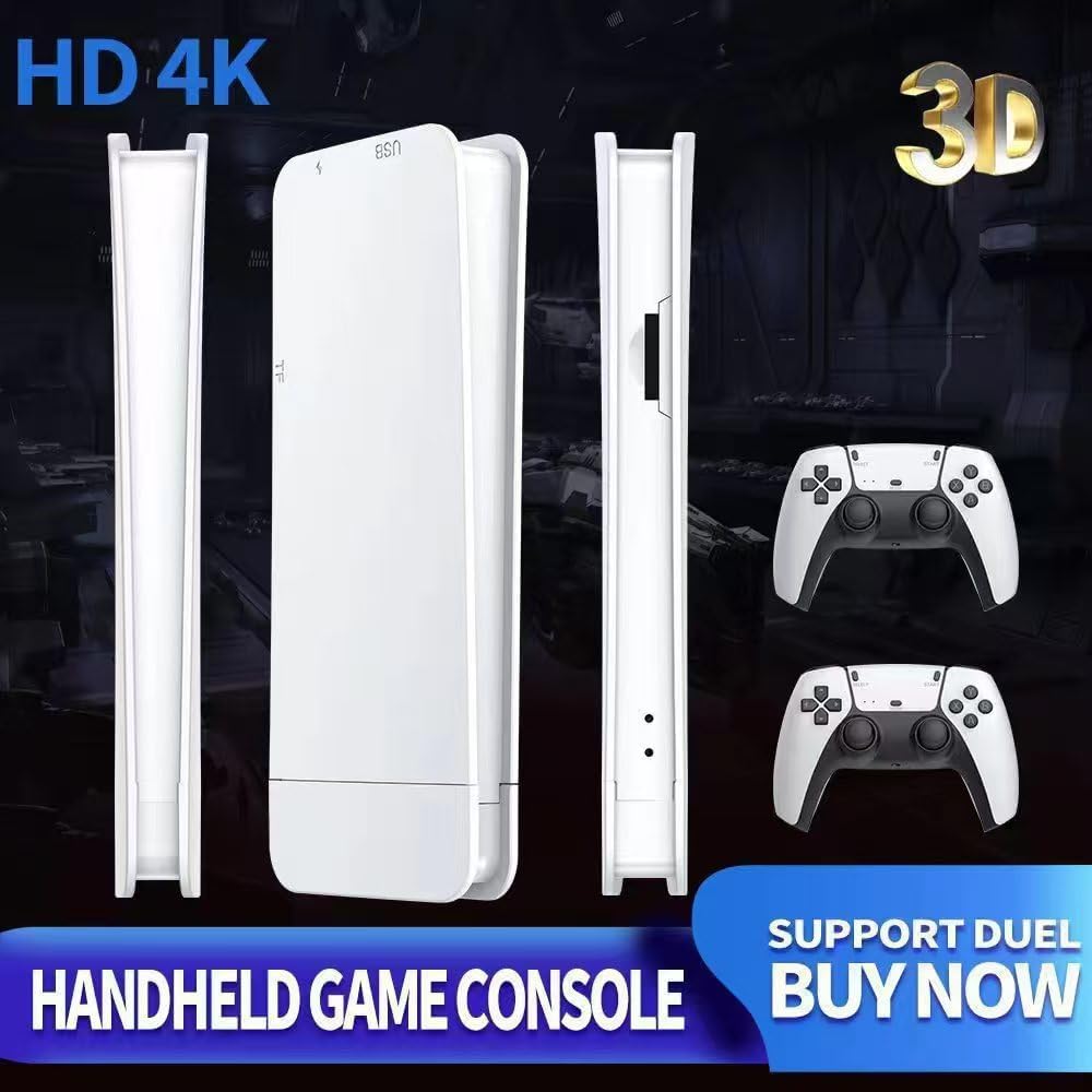 Retro Gaming Stick – 30,000+ Games, 4K HDMI & Wireless Controllers