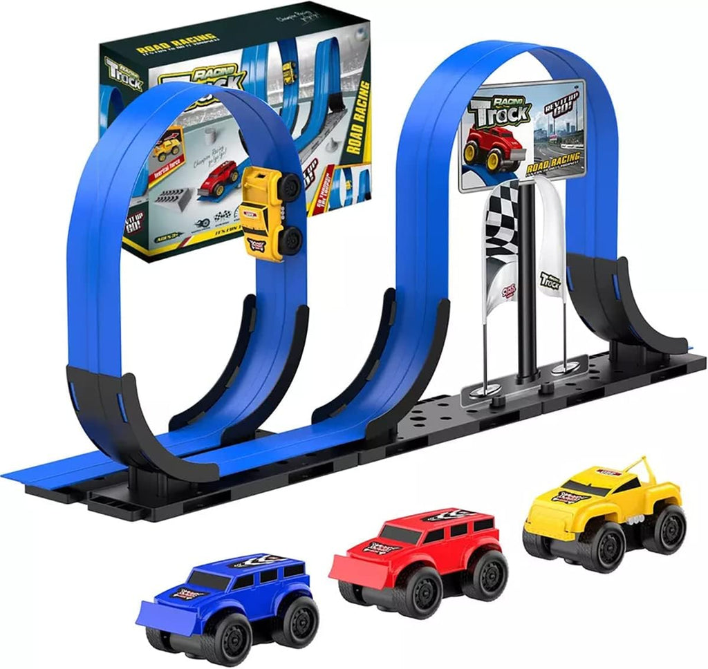 Magnetic Stunt Track Racing Car | Anti-Gravity, DIY Assembly, Inertia Return, Kids Toy