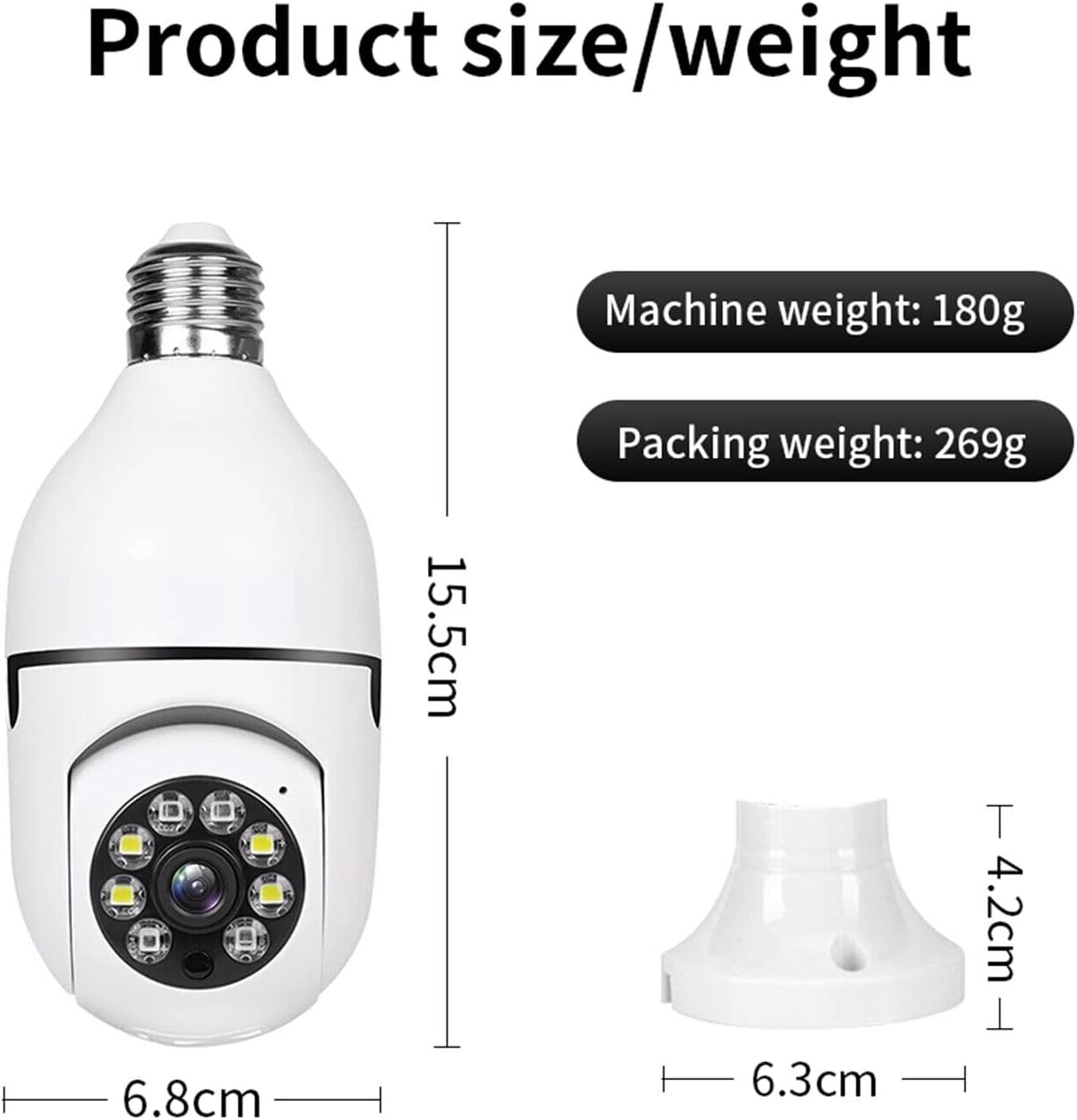 360° WiFi Panorama Security Camera – Smart Home CCTV Monitor