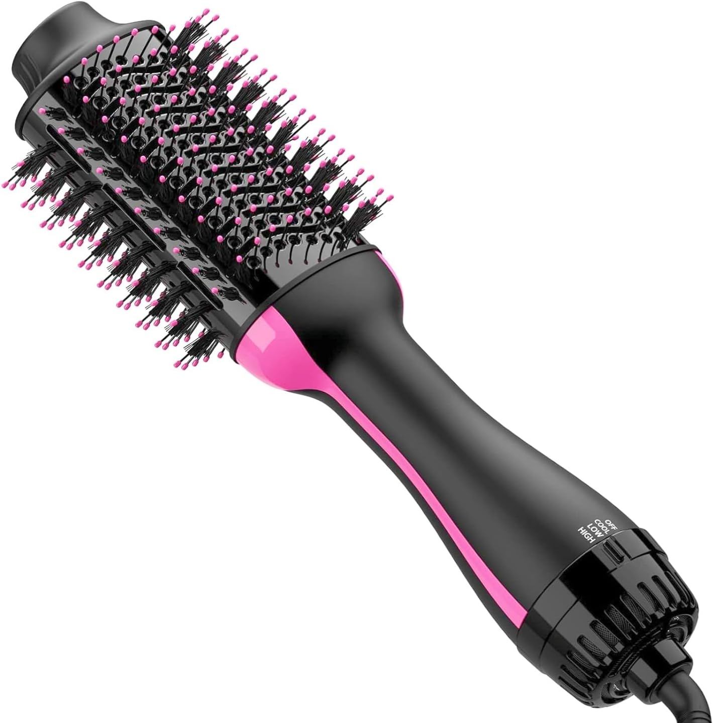 2-in-1 Hair Dryer & Styler Volumizer – Negative Ion, Anti-Frizz & 360° Rotation