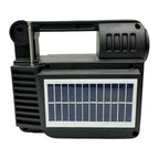 Portable Solar Powered Bluetooth Speaker with Flashlight | FM Radio, TF Card, 1200mAh