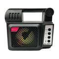 Portable Solar Powered Bluetooth Speaker with Flashlight | FM Radio, TF Card, 1200mAh