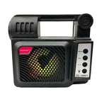 Portable Solar Powered Bluetooth Speaker with Flashlight | FM Radio, TF Card, 1200mAh