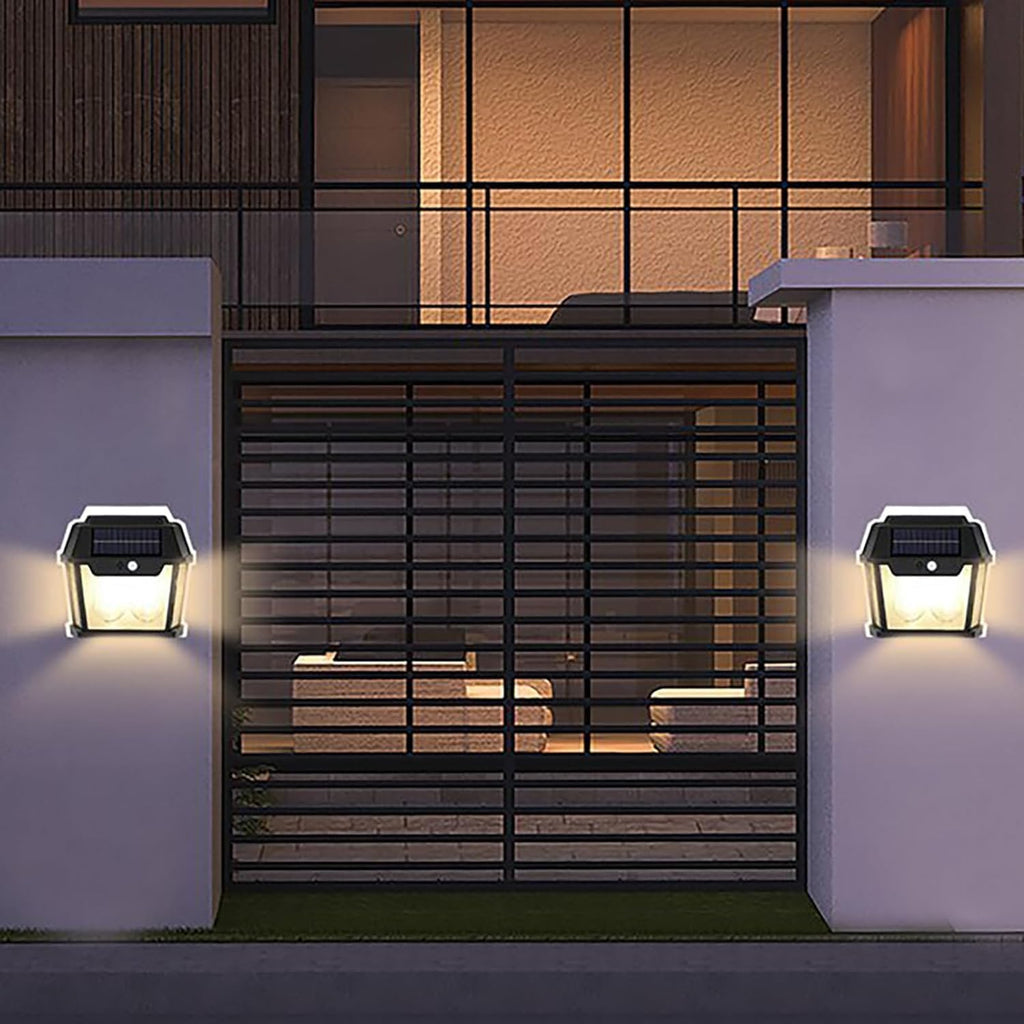Outdoor Solar Wall Light with Motion Sensor | Wireless, Dusk to Dawn, Weather-Resistant
