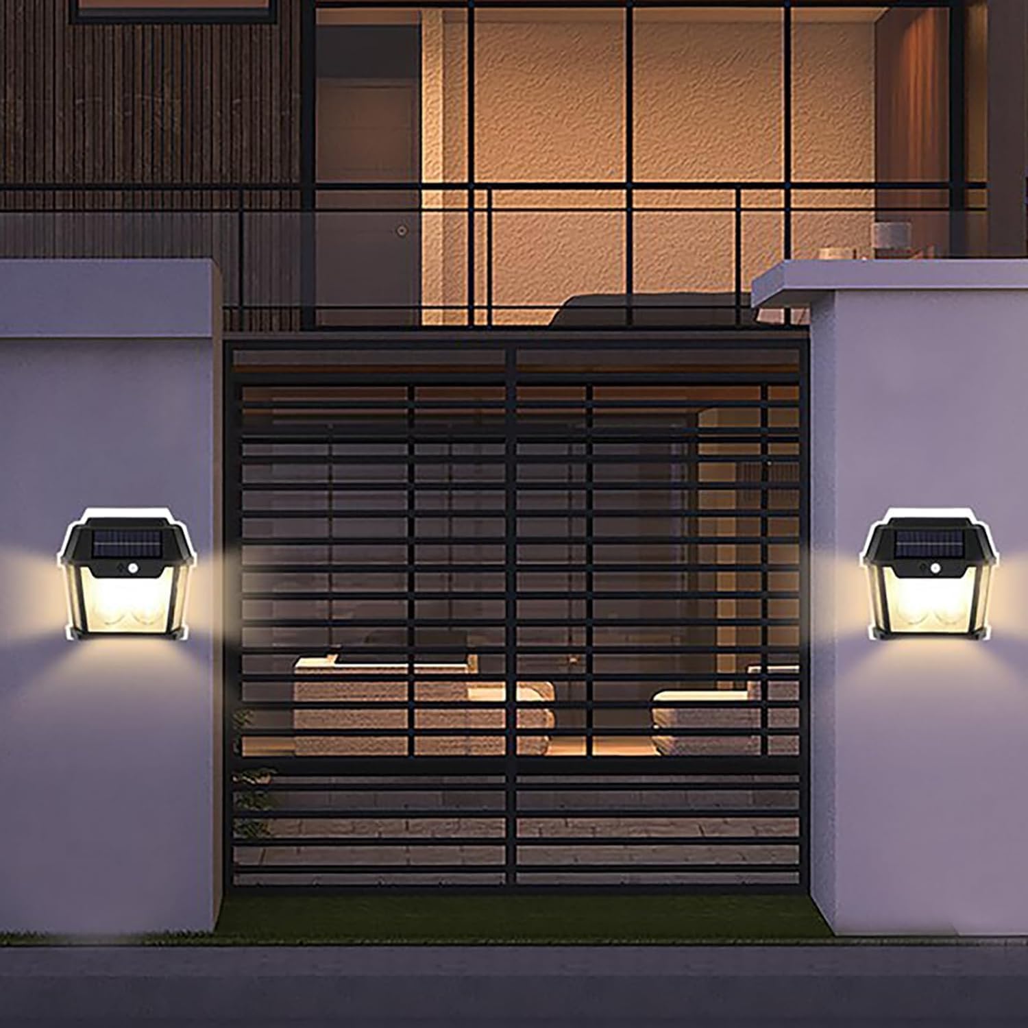 Outdoor Solar Wall Light with Motion Sensor | Wireless, Dusk to Dawn, Weather-Resistant