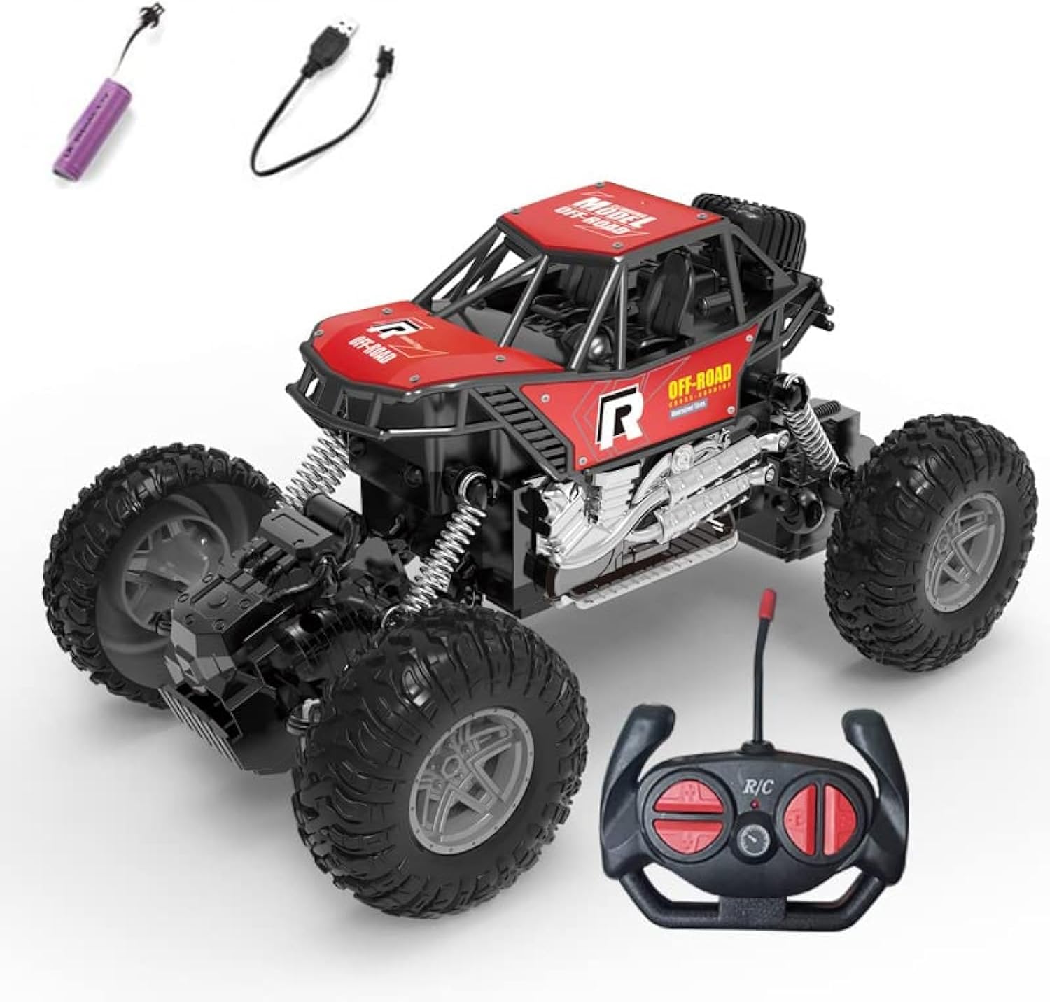 RC Off-Road Climbing Car Toy | High-Speed Drift, Rechargeable, Kids Ages 6-12