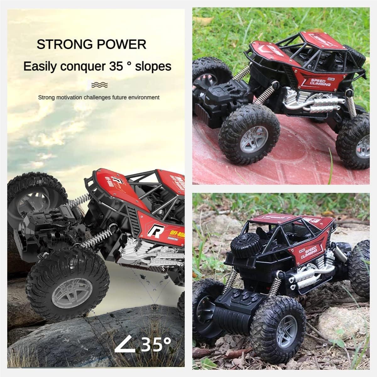 RC Off-Road Climbing Car Toy | High-Speed Drift, Rechargeable, Kids Ages 6-12