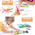 150-Piece Kids Art & Drawing Set – Crayons, Watercolors & Sketch Pens
