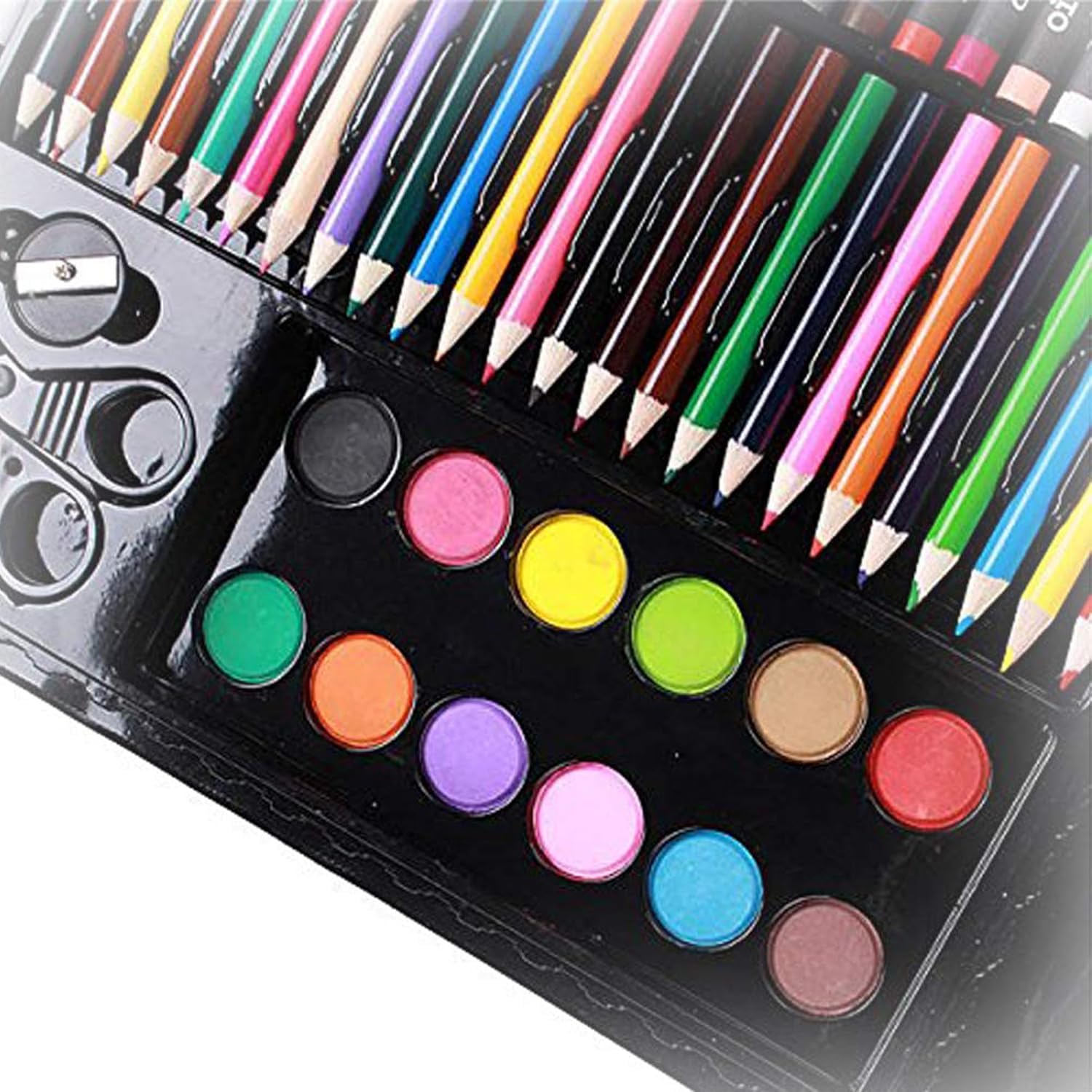 150-Piece Kids Art & Drawing Set – Crayons, Watercolors & Sketch Pens
