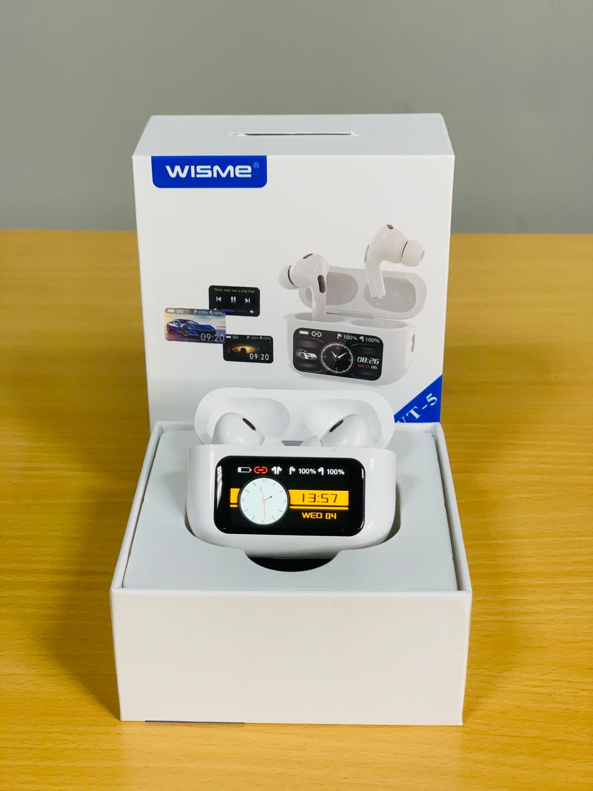 Wisme WT5 Wireless Earbuds – ANC, HiFi Sound & 36H Battery Life