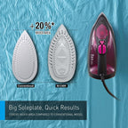 Silver Love CY-268 Steam & Dry Iron | 2300W Ceramic Soleplate, Self-Cleaning, 350ml Tank