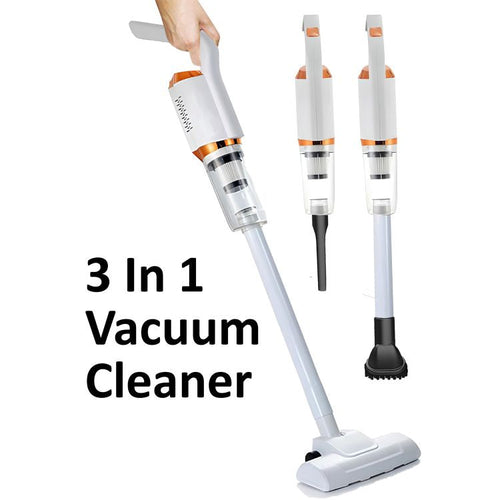 3-in-1 Handheld Stick Vacuum Cleaner | 600W, HEPA Filter, 40-Min Runtime, 1.2L Dustbin