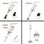 3-in-1 Handheld Stick Vacuum Cleaner | 600W, HEPA Filter, 40-Min Runtime, 1.2L Dustbin