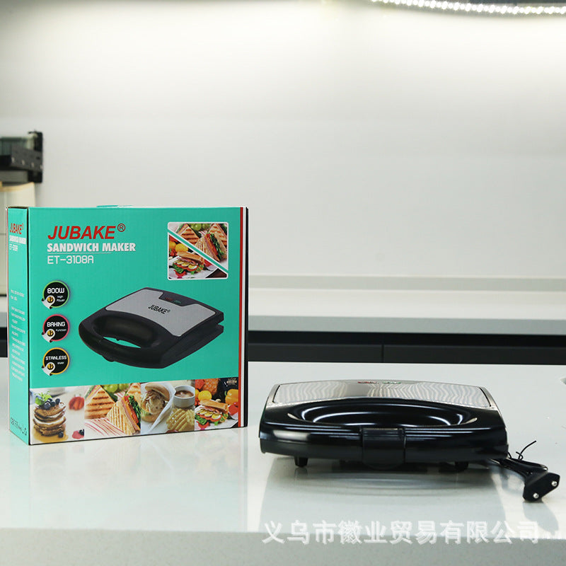 4-Slice Non-Stick Sandwich Maker – BPA-Free with Safety Lock