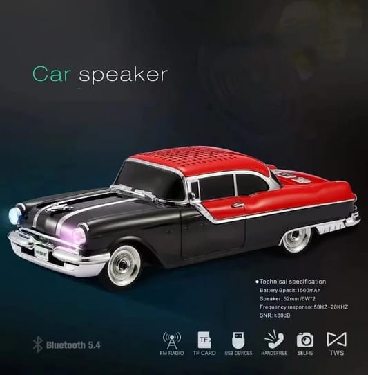 Audiobox Bel Air Retro Bluetooth Speaker – FM Radio, USB, SD & AUX