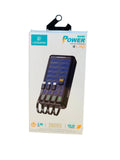 20000mAh Solar Power Bank | Wireless Charging, USB-C PD, QC 3.0, IP66, Charges 4 Devices