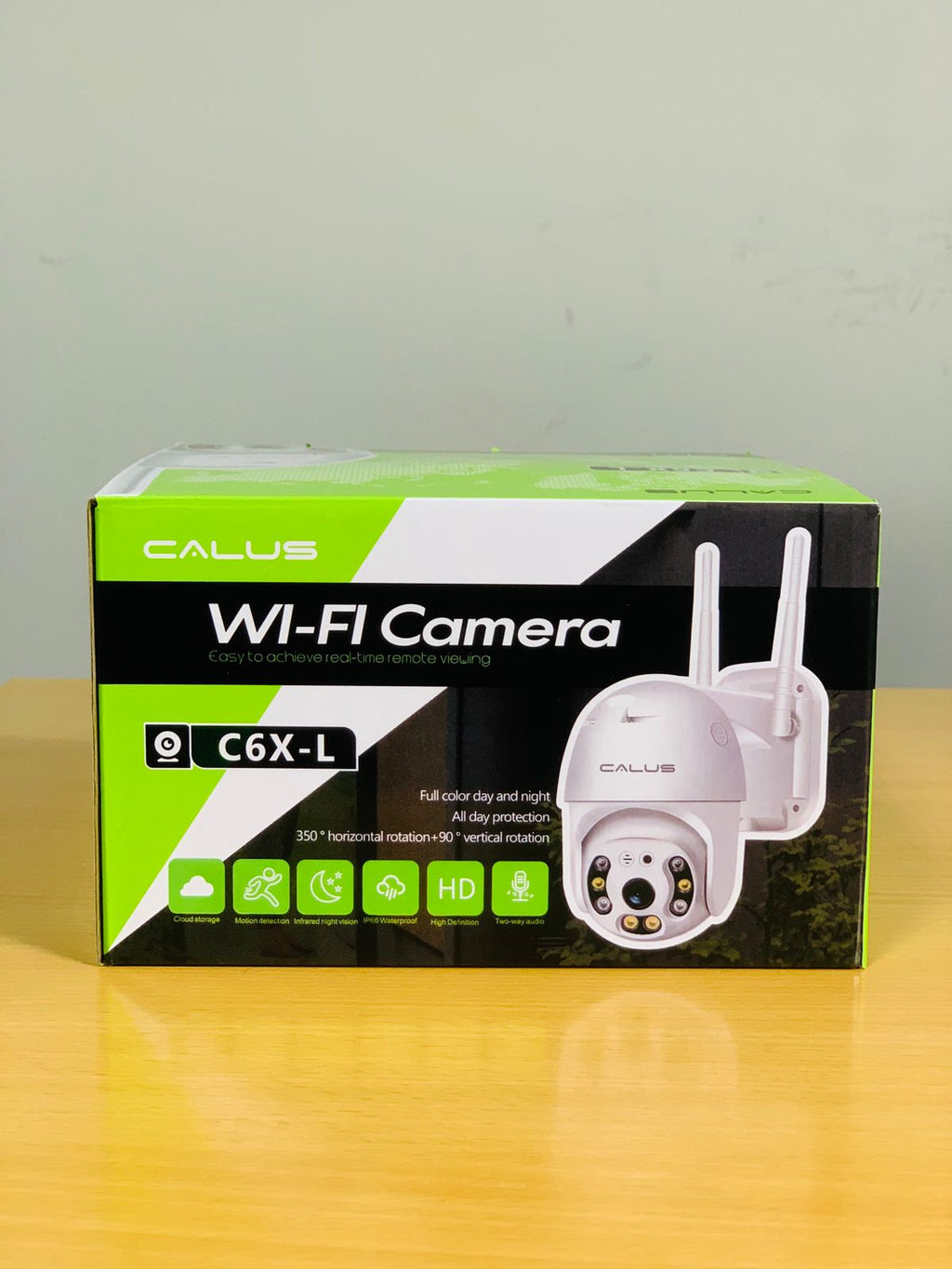 Calus C6X-L Smart WiFi Security Camera | 1080P HD, Night Vision, 360° Rotating, Two-Way Audio